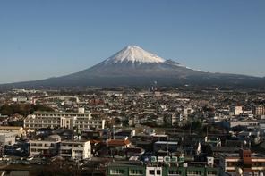 富士市役所からの富士山