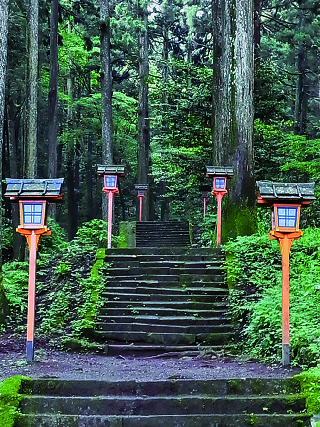 二岡神社参道