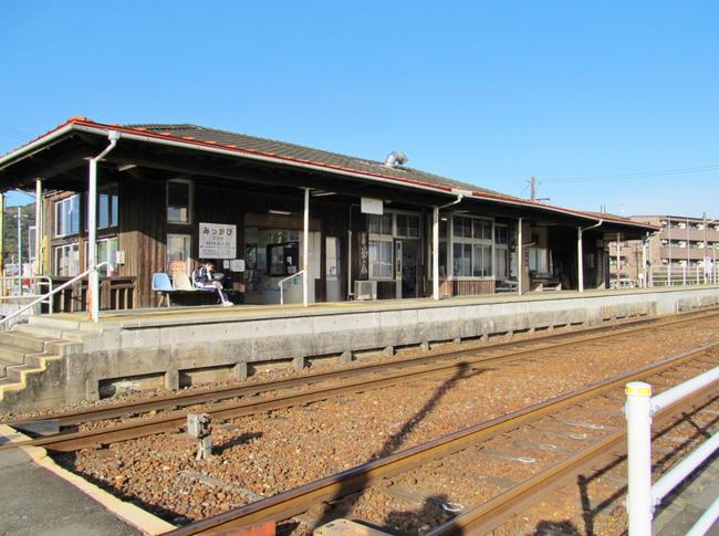 駅舎線路側