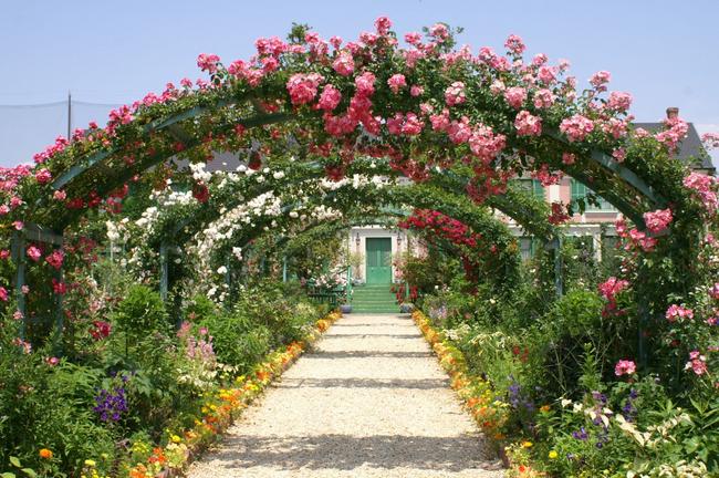 花の庭　バラのアーチ