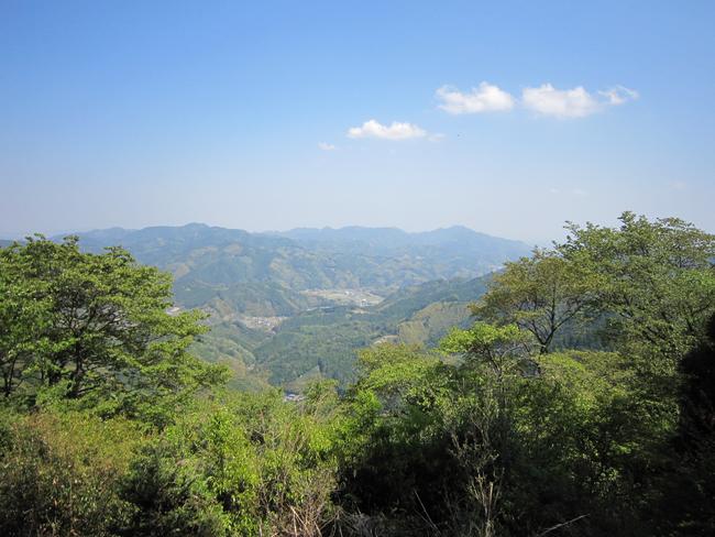 旧岡部町を望む