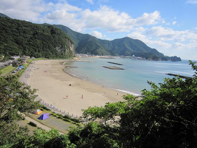 宇久須キャンプ場 全景