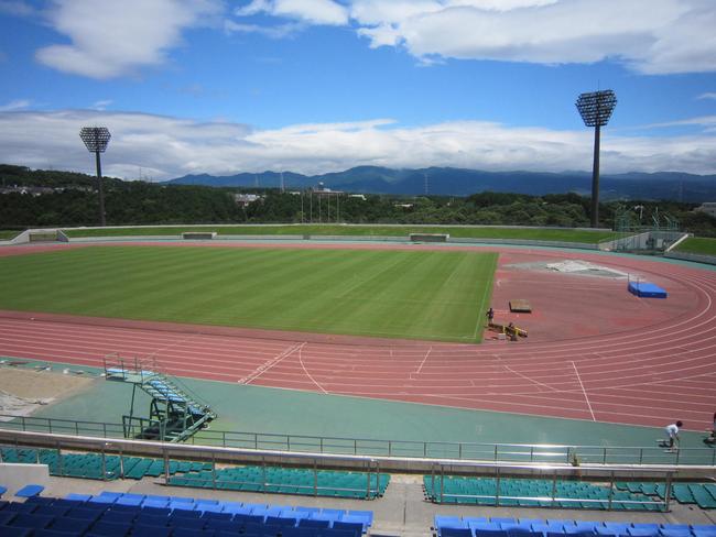 愛鷹広域公園　多目的競技場　競技場全景