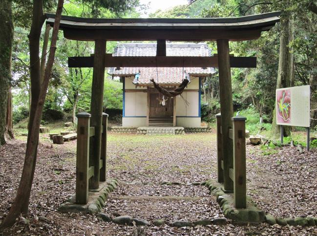 社山城跡　鳥居・一の郭