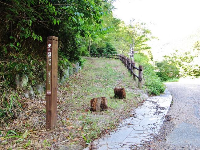 東海道宇津ノ谷越え　岡部側登り口