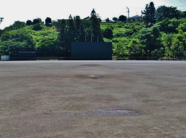 藤枝市民グラウンド　野球場　バックスクリーン側