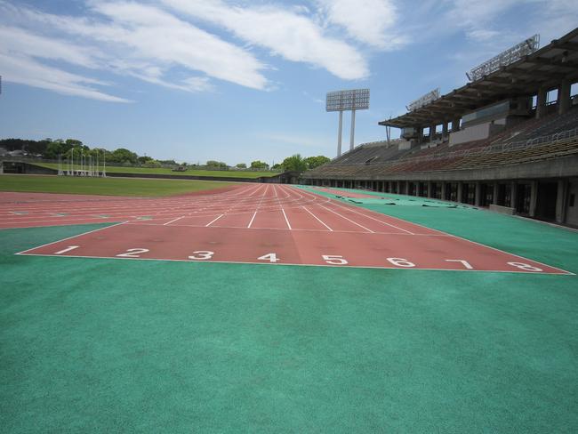 100mスタートライン