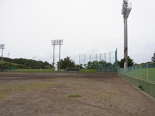 竜洋海洋公園　野球場　レフトから