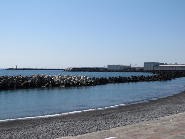 浜当目海岸　港方向