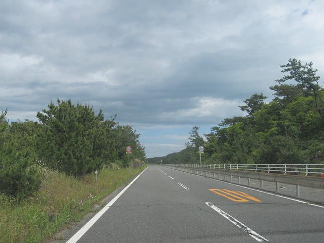 県道　佐倉御前崎線（御前崎サンロード）　西側から
