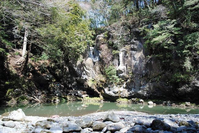 ちょうちん口の滝