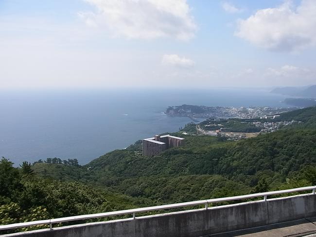 東伊豆海岸を望む