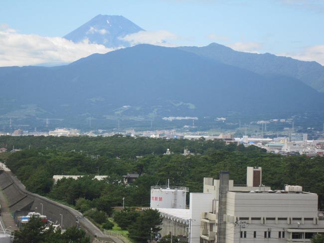 富士山を望む