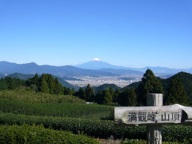 満観峰　山頂・富士山