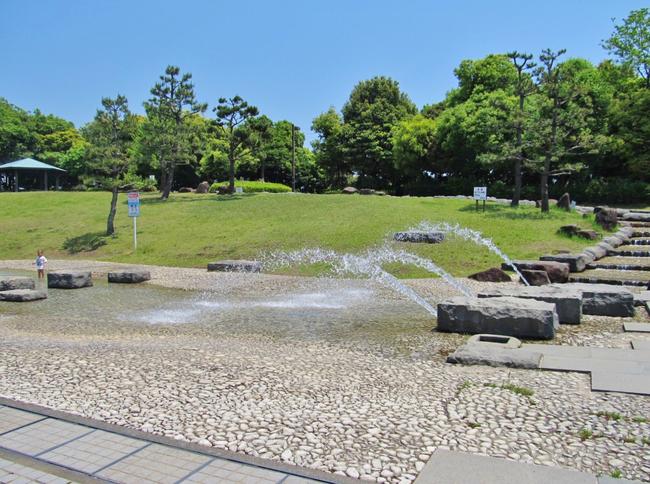 清見潟公園 噴水広場