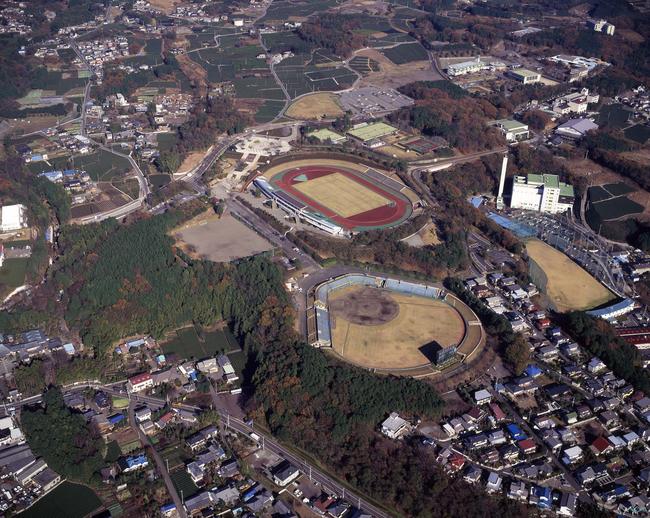 富士総合運動公園（航空写真）