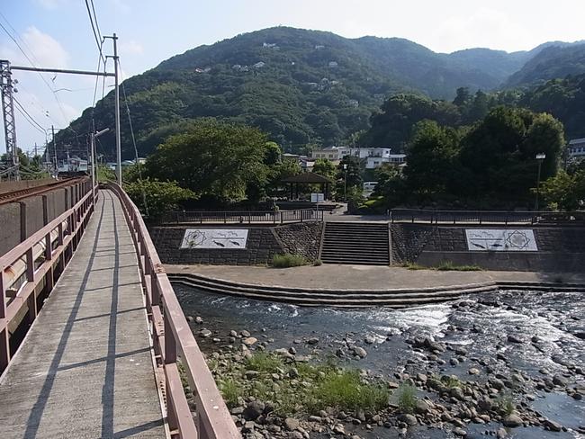 白田川と伊豆急行